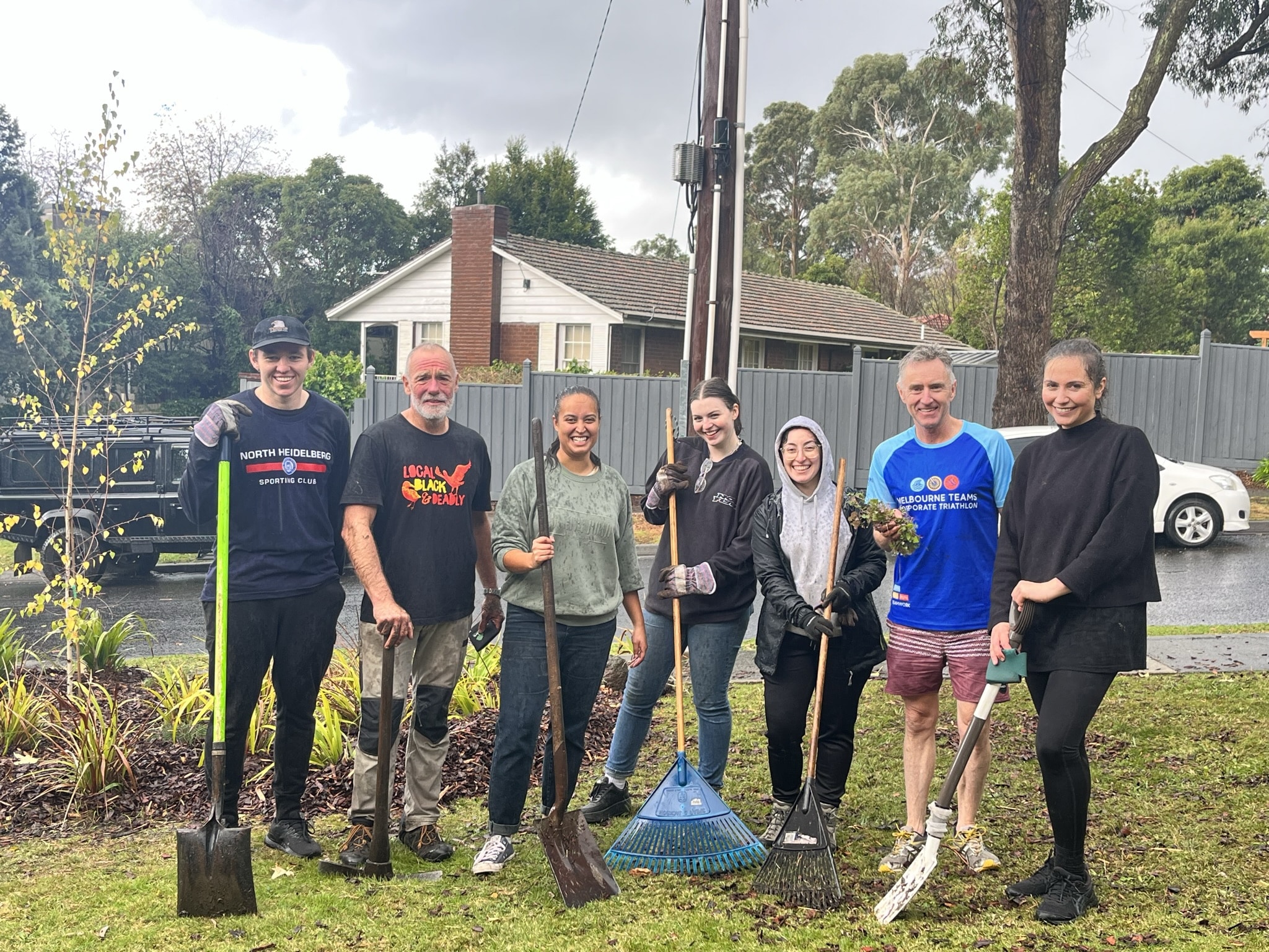 Pitching in at Haven House Boronia