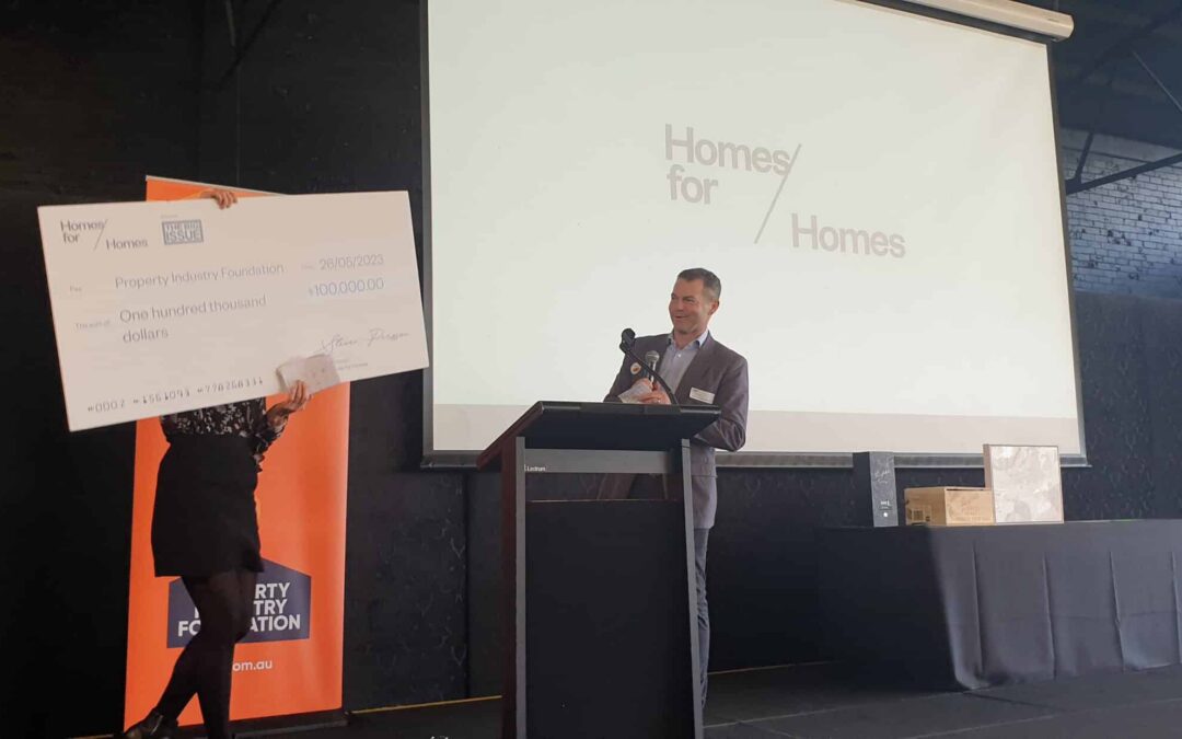 100K Grant from Homes for Homes
