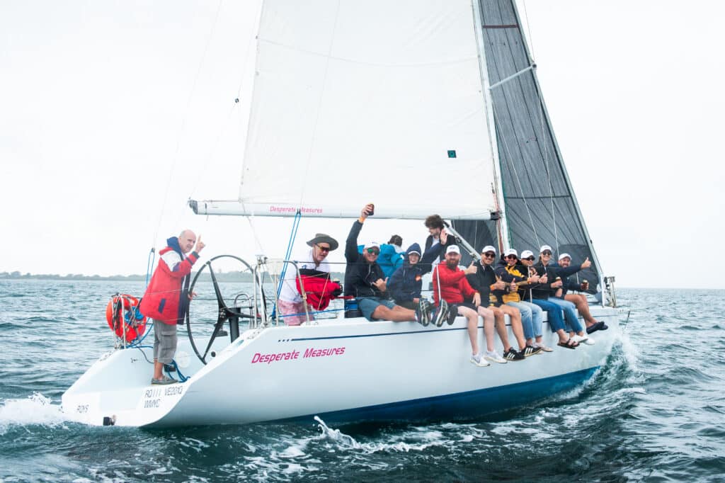 24 QLD - Regatta - Desperate Measures happy sail shot