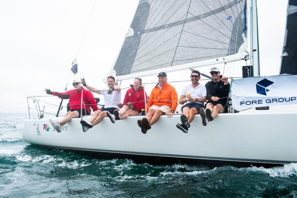24 QLD - Regatta - Fore Group happy sail shot