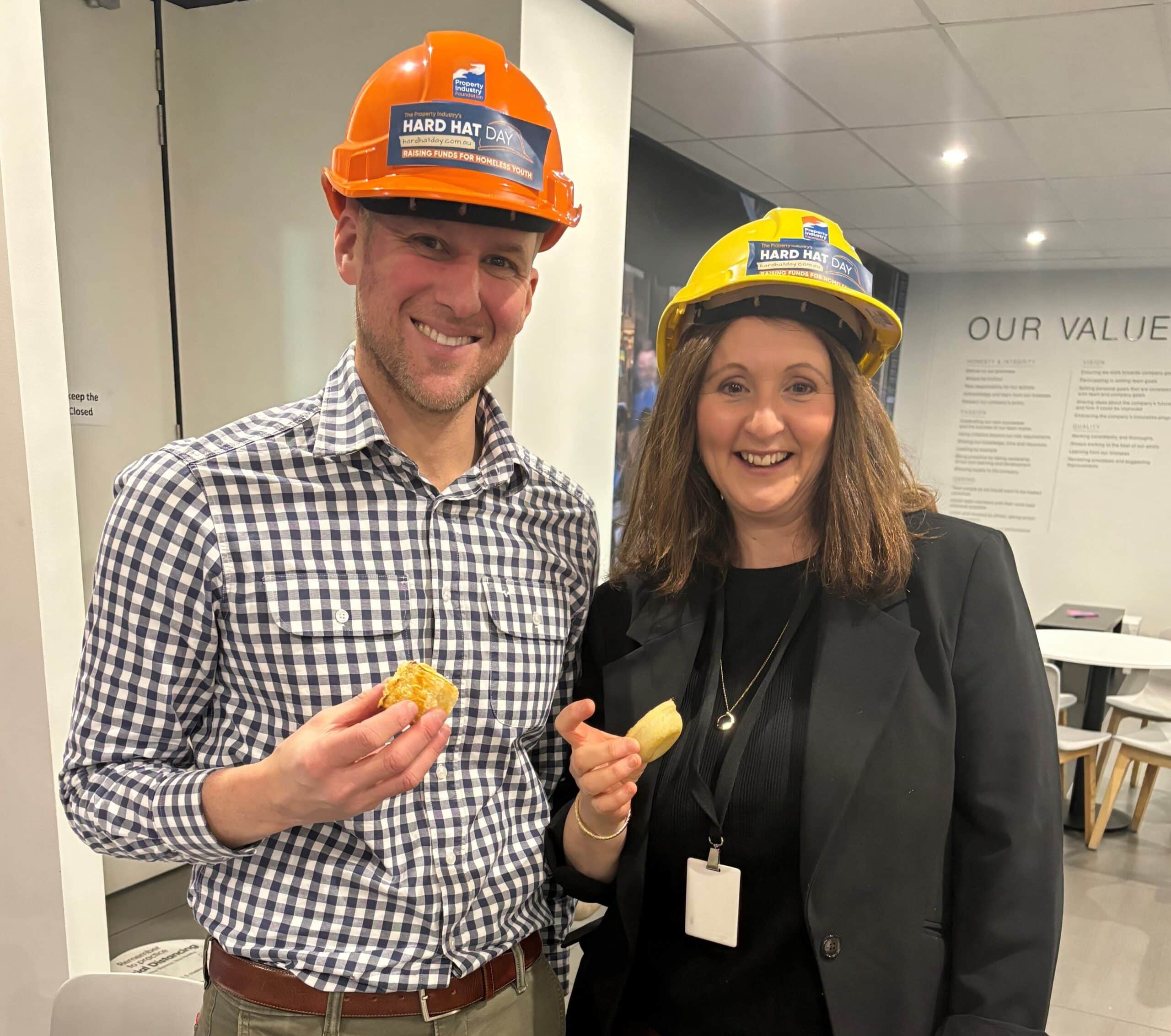 2024 PIF morning tea photo 2 Hard hat 2023