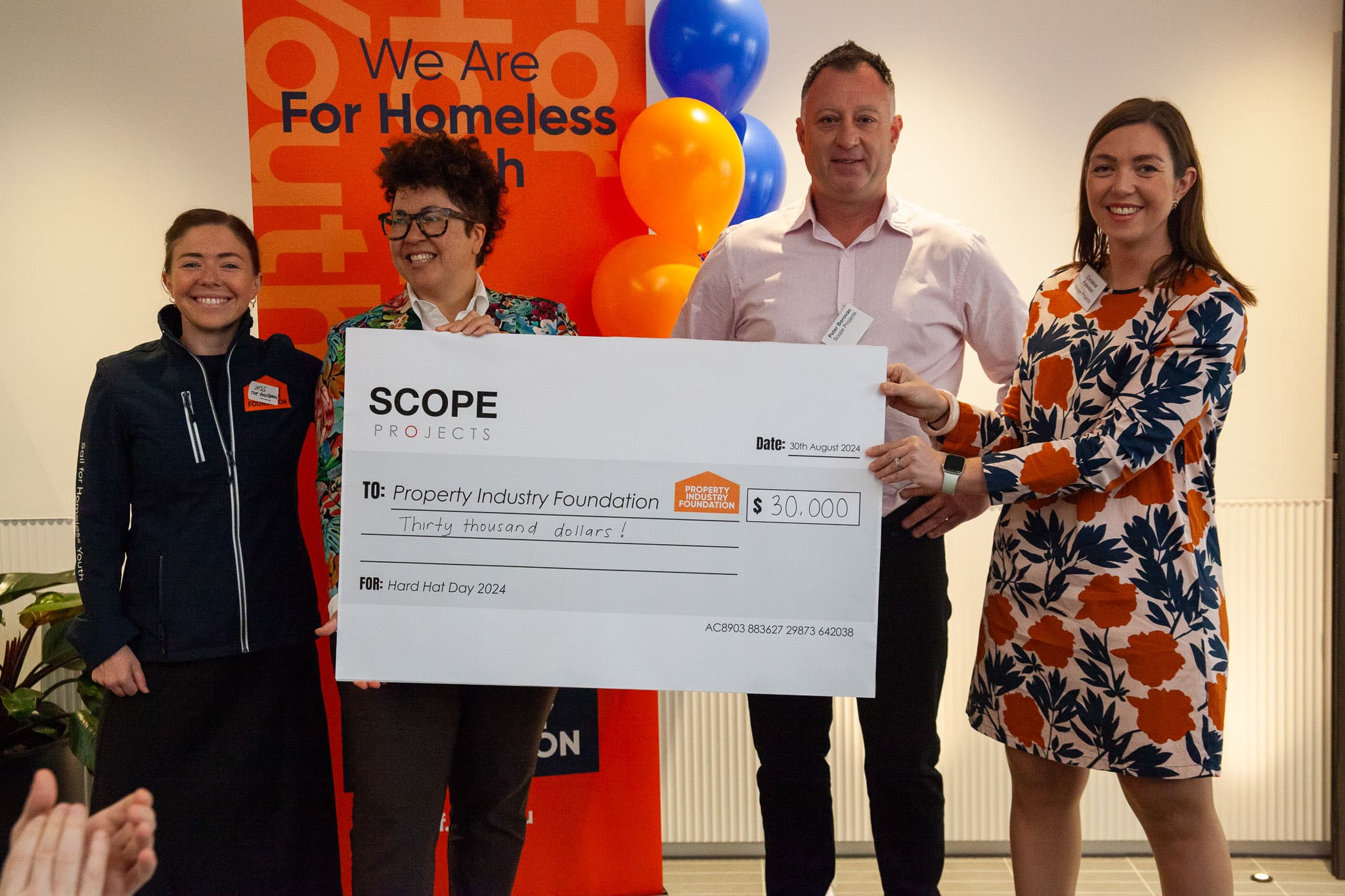 Scope Projects Raises an Incredible $30,000 at it’s 3rd Annual Hard Hat Brekky