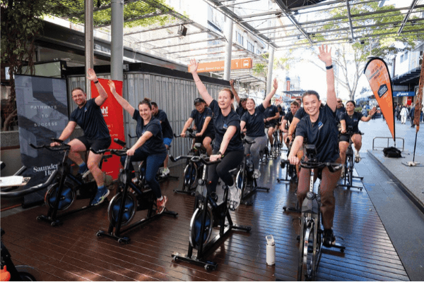 Highlights from Pedal for Homeless Youth 2026 Brisbane Riders at Pedal for Homeless Youth 2026 in Brisbane's Queen St Mall